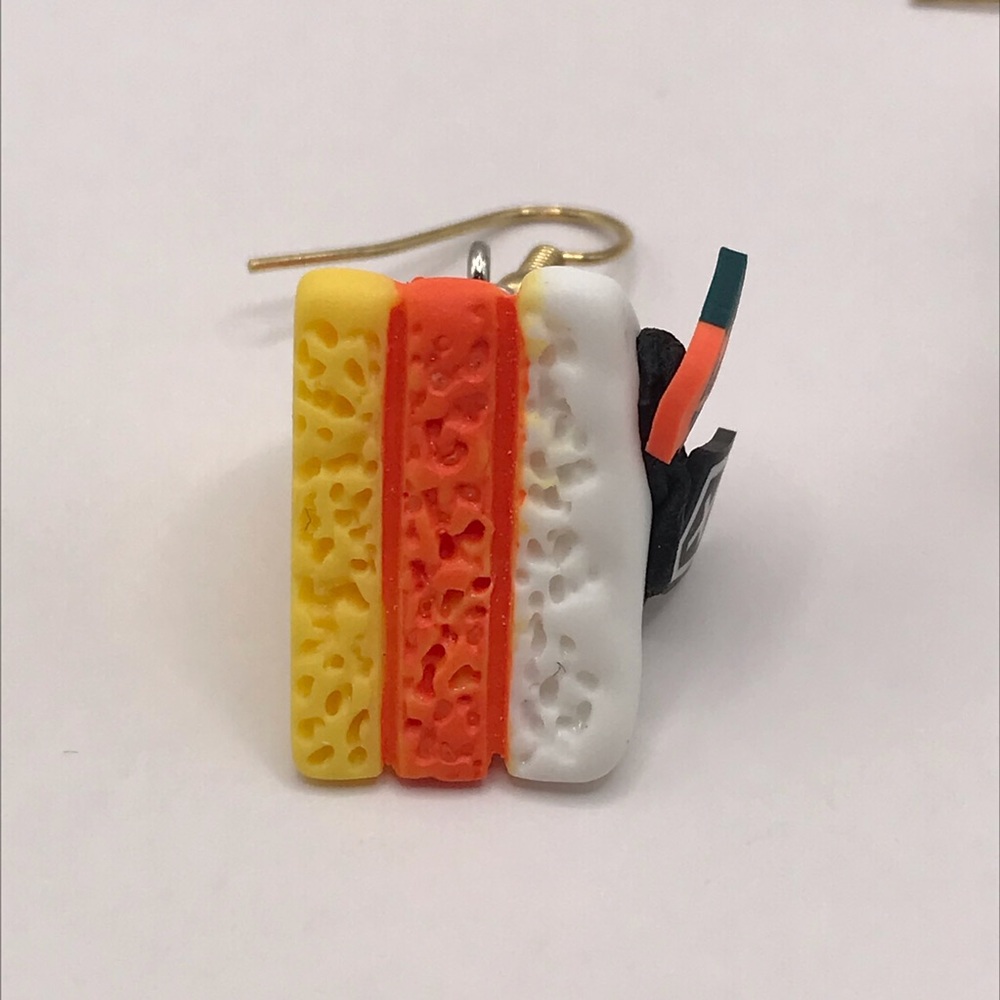 Mismatch Halloween Charm Earrings Candy Corn Cake & Trick or Treat Skeleton - Picture 4 of 6